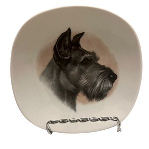 Bavaria Germany Schnauzer Trinket Tray
